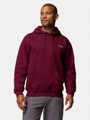 Columbia Bluza Oakwind 2173341 Bordowy Regular Fit. Czerwone bluzy Columbia, l, bez wzorów, z bawełny, bez kaptura. Za 279.99 zł.