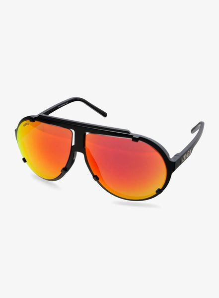 Okulary przeciwsłoneczne Uvex Esntl Pina - black matt/mirror red. Czarne okulary przeciwsłoneczne Uvex. Za 359.99 zł.