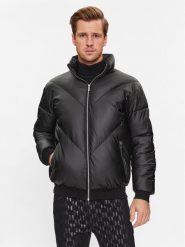 KARL LAGERFELD Kurtka puchowa 505045 534556 Czarny Regular Fit. Czarne kurtki KARL LAGERFELD, m, bez wzorów, z puchu, bez kaptura. Za 1,869.00 zł.