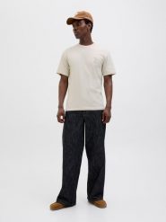 Jack & Jones Koszulka w kolorze beżowym rozmiar: L. Brązowe bezrękawniki Jack & Jones, l, bez wzorów, z bawełny, bez kołnierzyka, bez ramiączek. Za 39.58 zł.