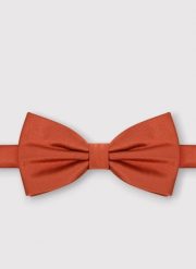 PAKO LORENTE – Gładka mucha męska w kolorze pomarańczowym. Brązowe krawaty i muchy Pako Lorente, bez wzorów, z poliesteru. Za 99.99 zł.