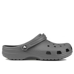 Klapki męskie Crocs CLASSIC. Szare klapki Crocs, z materiału. Za 158.00 zł.