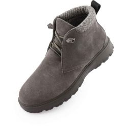 Buty Męskie Woz Mick 274 Asphalto - Skórzane Trampki w Rozmiarze 45. Niebieskie buty sportowe casual WOW, bez wzorów, ze skóry ekologicznej, bez zapięcia. Za 270.99 zł.
