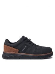 Bugatti Sneakersy 331-AP001-5050 Czarny. Czarne buty sportowe casual Bugatti, bez wzorów, z materiału, bez zapięcia. Za 399.99 zł.