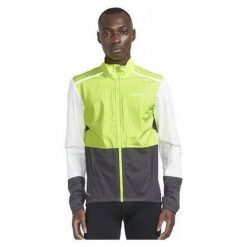 Kurtka Craft ADV Hydro Lumen. Żółte kurtki Craft, l, bez wzorów, bez kaptura. W wyprzedaży za 361.50 zł.