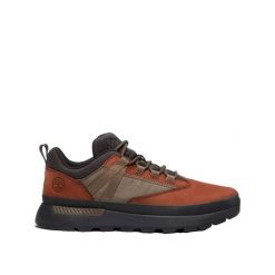 Buty turystyczne Timberland Euro Trekker Low Marron. Brązowe buty turystyczne Timberland, bez wzorów, z gumy, bez zapięcia, trekkingowe. Za 433.55 zł.