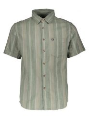 Quiksilver Koszula "Pyke" - Regular fit - w kolorze zielonym rozmiar: M. Zielone koszule Quiksilver, m, bez wzorów, bez kołnierzyka, bez ramiączek. Za 128.55 zł.