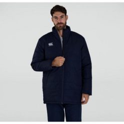 Kurtka puchowa Canterbury. Niebieskie kurtki CANTERBURY, xl, bez wzorów, z puchu, bez kaptura. Za 639.50 zł.