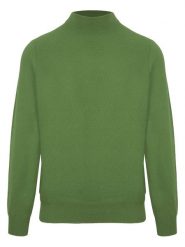 Malo Optimum Sweter "Lupetto" w kolorze zielonym rozmiar: XL. Zielone swetry nierozpinane Malo Optimum, xl, bez wzorów, z kaszmiru, bez kołnierzyka, bez ramiączek. Za 304.99 zł.