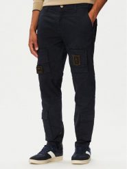 Aeronautica Militare Spodnie cargo 262PA1387UCT01493 Granatowy Regular Fit. Niebieskie spodnie materiałowe Aeronautica Militare, m, bez wzorów, z bawełny. Za 1,189.00 zł.