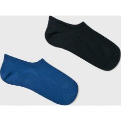 Tommy Hilfiger - Skarpety (2-pack). Niebieskie skarpety Tommy Hilfiger, bez wzorów, z bawełny. W wyprzedaży za 39.90 zł.