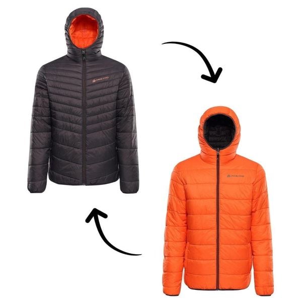 Kurtka męska ocieplana dwustronna Alpine Pro Erom. Brązowe kurtki Alpine Pro, m, bez wzorów, z puchu, bez kaptura. W wyprzedaży za 319.00 zł.