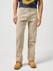 MĘSKIE SPODNIE WRANGLER 13MWZ PREWASHED TAN 112358473. Spodnie materiałowe Wrangler, l, bez wzorów, z materiału. Za 219.99 zł.