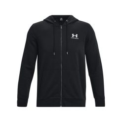 Bluza z kapturem z pełnym zamkiem błyskawicznym Under Armour Essential Fleece. Białe bluzy z kapturem Under Armour, m, bez wzorów, z bawełny, z kapturem. Za 287.70 zł.
