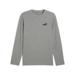 Męska koszulka Essentials z logo No. 1 i długim rękawem PUMA. Szare bluzki z długim rękawem Puma, m, bez wzorów, bez kołnierzyka, bez ramiączek. Za 129.00 zł.