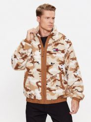 Tommy Jeans Kurtka przejściowa DM0DM17221 Beżowy Relaxed Fit. Brązowe kurtki Tommy Jeans, m, bez wzorów, z jeansu, bez kaptura. Za 489.99 zł.