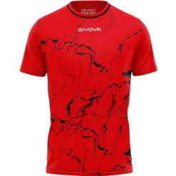 Givova Sport T-shirt XL - Grafit Czerwony i Czarny. Czarne t-shirty sportowe Givova, bez wzorów, z poliesteru, bez ramiączek, na fitness i siłownię. Za 159.99 zł.