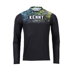 Dżersej z długim rękawem Kenny Charger. Czarne bluzy KENNY, s, bez wzorów, z dżerseju, bez kaptura. Za 289.50 zł.