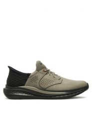 Skechers Sneakersy 210890/CMNT Szary. Szare buty sportowe casual Skechers, bez wzorów, ze skóry, bez zapięcia. Za 259.99 zł.