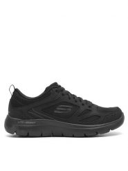 Skechers Sneakersy SUMMITS SOUTH RIM 52812 BBK Czarny. Czarne buty sportowe casual Skechers, bez wzorów, z materiału, bez zapięcia. Za 199.99 zł.