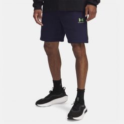 Spodenki Męskie Sportowe Under Armour Na Co Dzień Fleece Short Taping. Niebieskie krótkie spodenki sportowe Under Armour, m, bez wzorów. Za 229.99 zł.