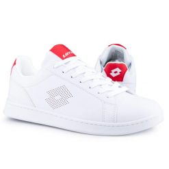 Buty męskie sportowe trampki Lotto BURGAS. Białe trampki Lotto, l, bez wzorów, bez zapięcia. Za 161.12 zł.