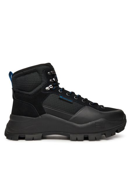 Tommy Jeans Trekkingi Tjm Hybrid Boot EM0EM01633 Czarny. Czarne buty trekkingowe Tommy Jeans, bez wzorów, z jeansu, bez zapięcia. Za 409.99 zł.