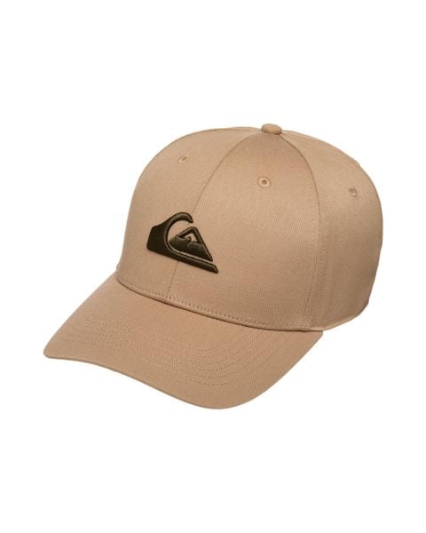 Czapka dla Mężczyzn DECADES Brązowy. Brązowe czapki z daszkiem Quiksilver, bez wzorów, z bawełny. Za 106.25 zł.