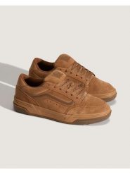 Vans Skórzane sneakersy w kolorze jasnobrązowym rozmiar: 42,5. Brązowe buty sportowe casual Vans, bez wzorów, bez zapięcia. Za 194.95 zł.