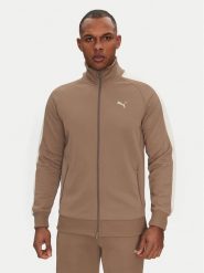 Puma Bluza T7 Always On 629587 Beżowy Regular Fit. Brązowe bluzy Puma, m, bez wzorów, z syntetyku, bez kaptura. Za 189.99 zł.