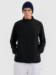 4F Polar regular ze stójką męski - szary M. Szare bluzy z polaru 4F, m, bez wzorów, z polaru, bez kaptura. Za 129.99 zł.