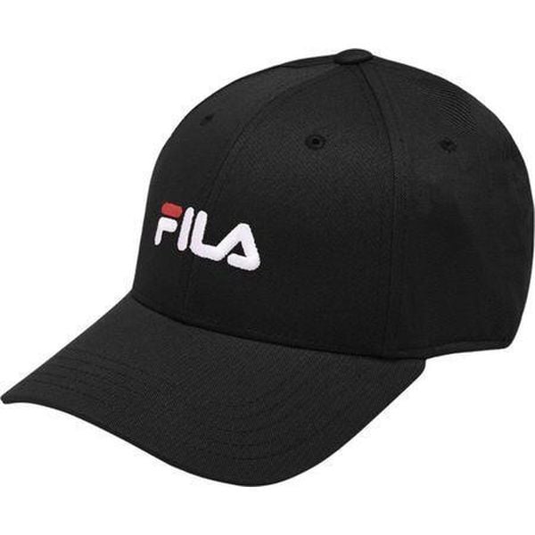 Czapka z logo liniowym - pasek z tyłu Fila Brasov 6 Panel. Białe czapki z daszkiem Fila, bez wzorów. Za 75.00 zł.