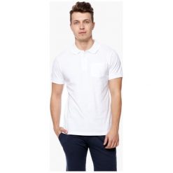 Umbro Polo Roberto , biały, rozmiar M. Białe koszulki polo sportowe Umbro, m, bez wzorów, z bawełny, bez kołnierzyka, bez ramiączek. W wyprzedaży za 47.99 zł.