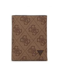 Guess Duży Portfel Męski Vezzola Smart Slg SMEVZL LEA68 Brązowy. Brązowe portfele Guess, z aplikacjami, ze skóry. Za 169.99 zł.