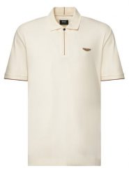 BOSS Polo C-Parlay 50575003 Kremowy Regular Fit. Białe koszulki polo sportowe Boss, m, bez wzorów, z bawełny, bez kołnierzyka, bez ramiączek. Za 679.99 zł.