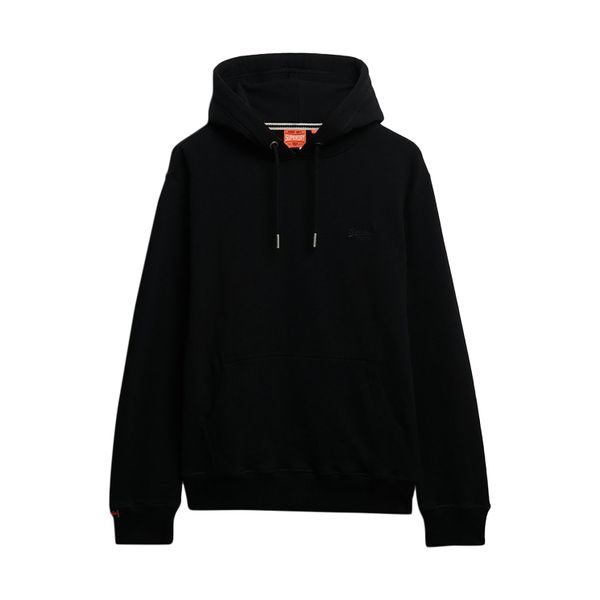Bluza z kapturem Superdry Essential Logo HB. Czarne bluzy z kapturem Superdry, xl, bez wzorów, z bawełny, z kapturem. Za 317.90 zł.
