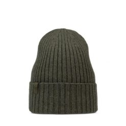 Czapka zimowa z wełny merino Norval. Brązowe czapki zimowe Buff, bez wzorów, z wełny. Za 189.99 zł.