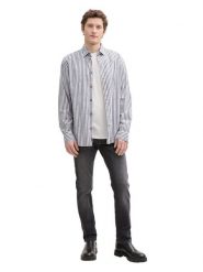 Tom Tailor Dżinsy - Regular fit - w kolorze antracytowym rozmiar: W34/L34. Czarne jeansy Tom Tailor, l. Za 82.64 zł.