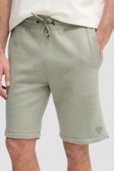 GUESS Zielone męskie shorty Aldwin, Rozmiar M. Zielone szorty Guess, m, z aplikacjami. W wyprzedaży za 214.99 zł.