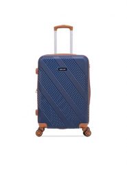 Semi Line Walizka duża T5848-3 Granatowy. Niebieskie walizki Semi-line, bez wzorów, z tworzywa sztucznego, duże. Za 259.99 zł.