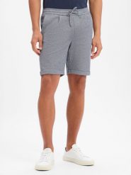 Nils Sundström Męskie szorty dresowe Mężczyźni niebieski, S. Niebieskie krótkie spodenki sportowe Nils Sundström, m, bez wzorów, z dresówki. Za 199.95 zł.