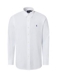 Polo Ralph Lauren Koszula męska Mężczyźni Modern Fit Bawełna (100%) biały jednolity, XXL. Białe koszule Polo Ralph Lauren, m, bez wzorów, z bawełny, bez kołnierzyka, bez ramiączek. Za 689.95 zł.