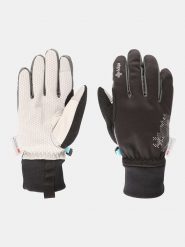 Kilpi Rękawiczki funkcyjne "Bricx" w kolorze biało-czarnym rozmiar: L. Białe rękawiczki Kilpi, bez wzorów. Za 137.45 zł.