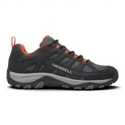 Buty trekkingowe męskie Merrell Accentor 4 Sport GTX. Szare buty turystyczne Merrell, bez wzorów, z materiału, bez zapięcia, trekkingowe. Za 824.00 zł.