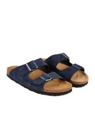 BABUNKERS Family Skórzane klapki w kolorze granatowym rozmiar: 45. Niebieskie klapki BABUNKERS Family, ze skóry. Za 165.99 zł.