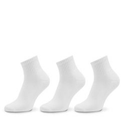 Zestaw 3 par niskich skarpet męskich Vans. Białe skarpety Vans, bez wzorów. Za 79.99 zł.