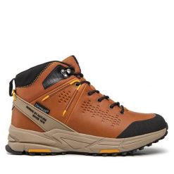 Trekkingi Halti. Brązowe buty trekkingowe Halti, bez wzorów, bez zapięcia. Za 359.99 zł.