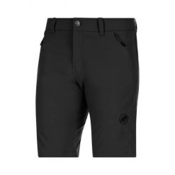 Spodnie trekkingowe męskie Mammut 1023001200001. Czarne szorty Mammut, m, bez wzorów, z materiału, sportowe. Za 487.00 zł.