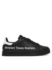 Versace Jeans Couture Sneakersy 80YA3SKC Czarny. Czarne buty sportowe casual Versace Jeans Couture, bez wzorów, z jeansu, bez zapięcia. Za 1,079.00 zł.