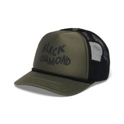 Czapka Trucker Black Diamond Flat Bill. Niebieskie czapki z daszkiem Black Diamond, bez wzorów, z dzianiny. Za 169.10 zł.